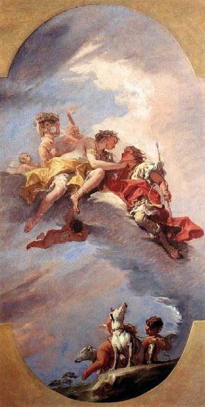 RICCI, Sebastiano Venus and Adonis France oil painting art
